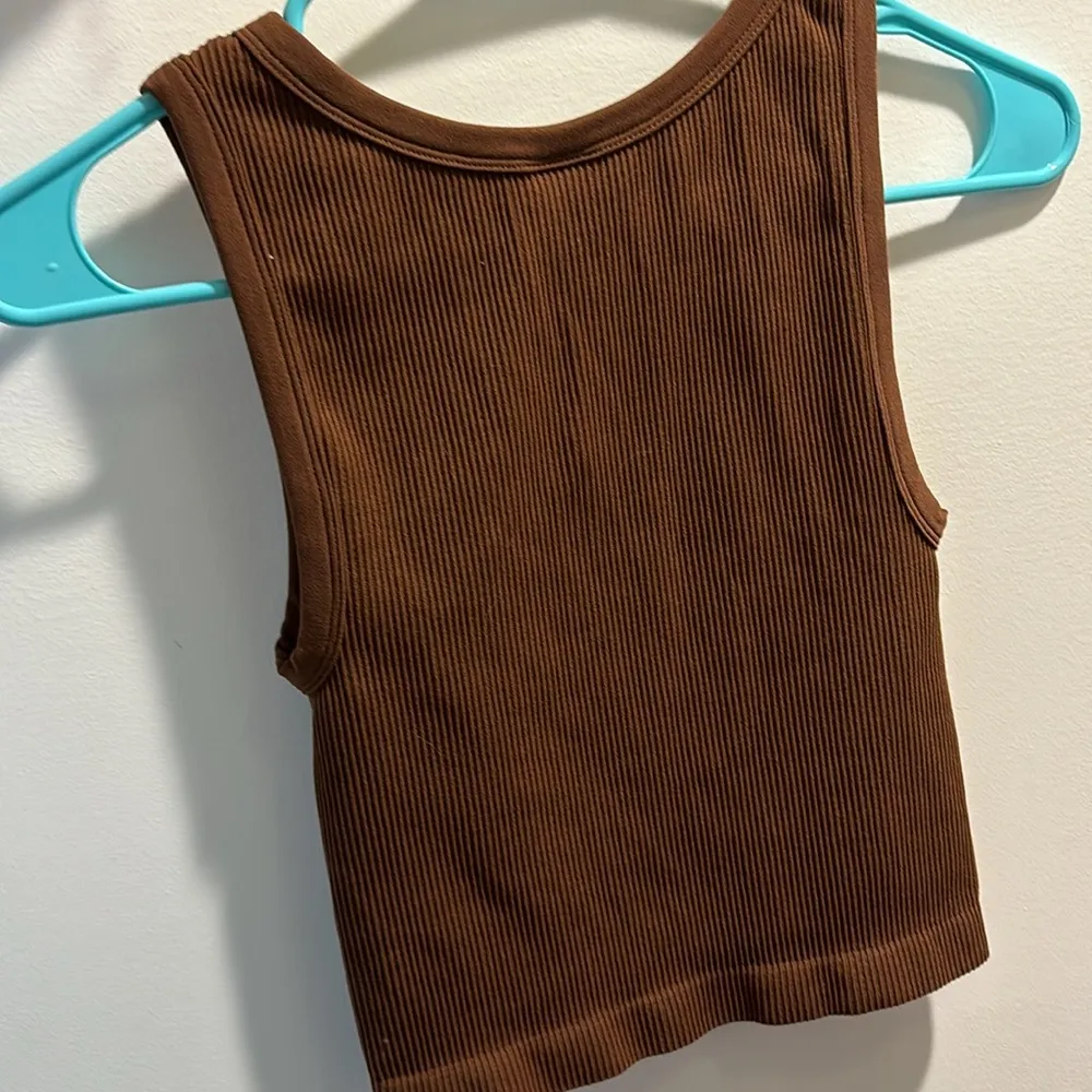 Sunday Best Brown Basic Tank top - Image 2