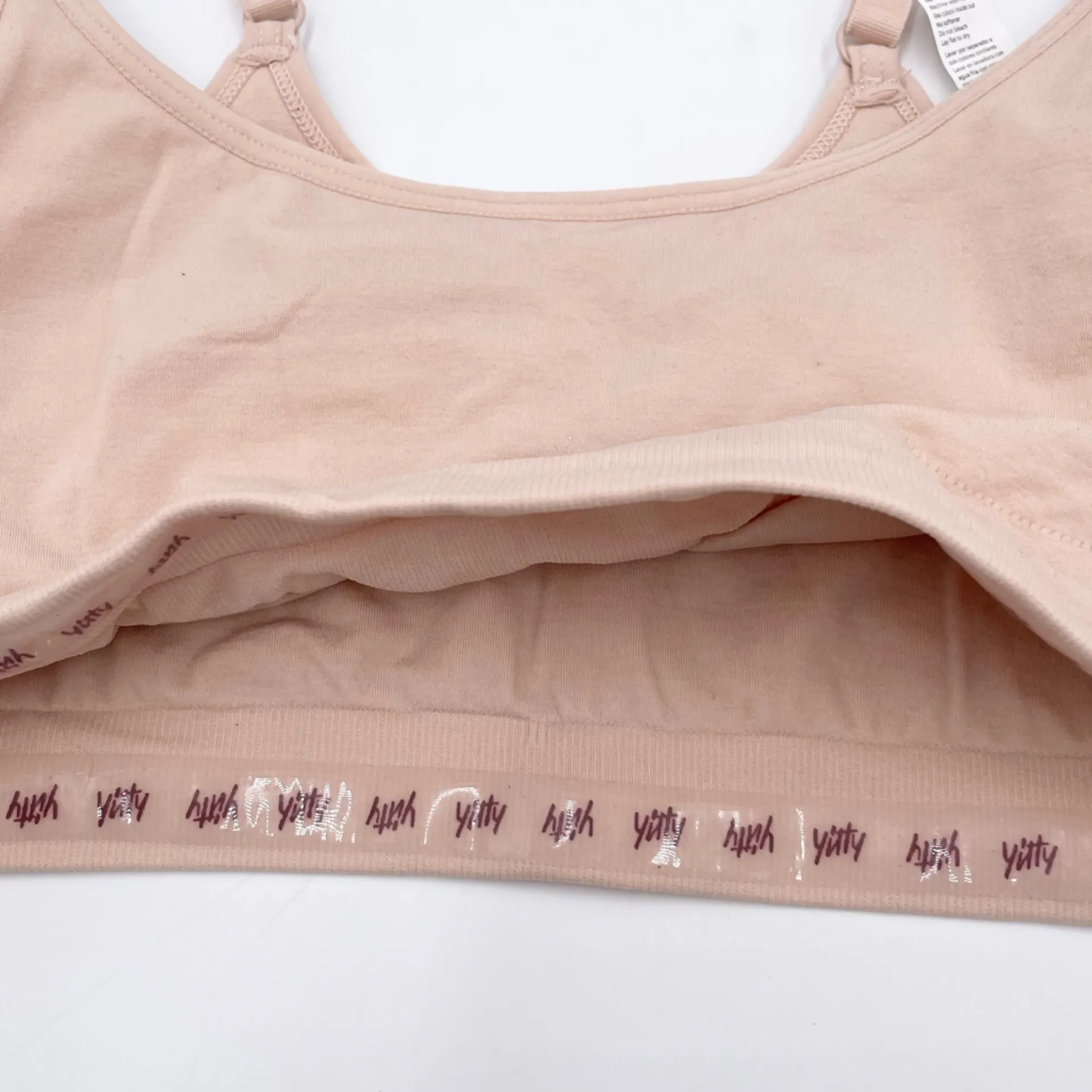 NEW Fabletics Yitty Nearly Naked Shapewear Scoop Bralette Size M/L Bad 4 Beige - Image 6