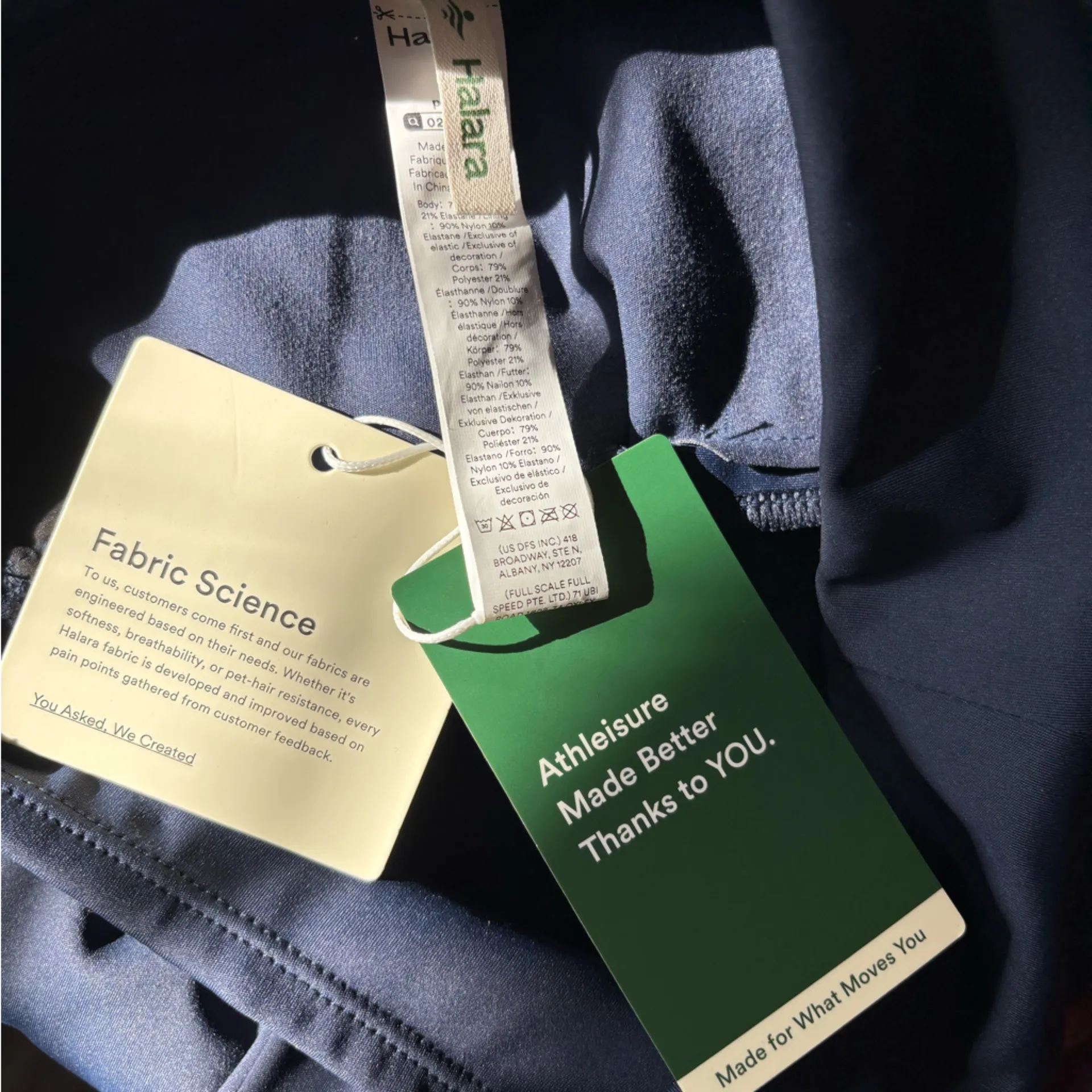 Halara Blue Wide Leg Pants NWT Small Petite - Image 4