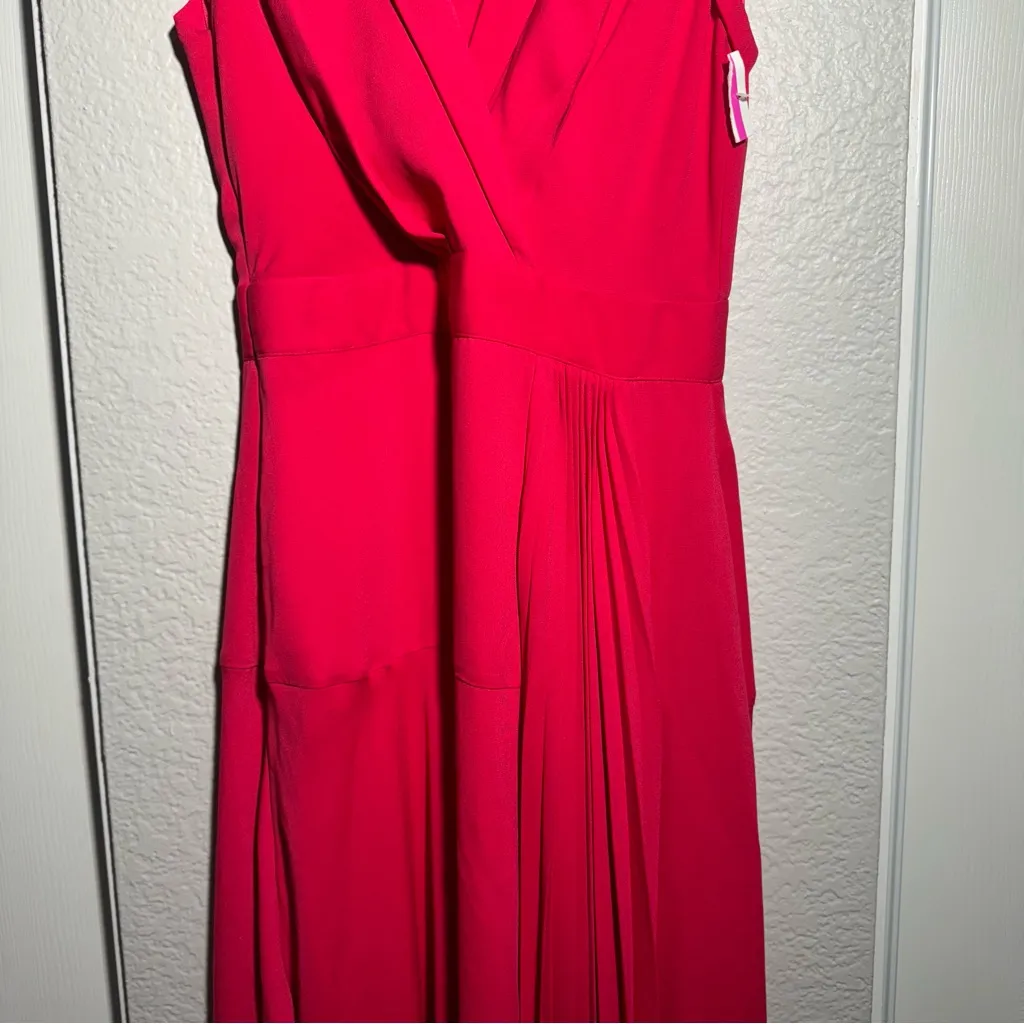 Reiss • Claire • Midi Dress • Pleated Fitted • Pink • USA 2 • $395 - Image 7