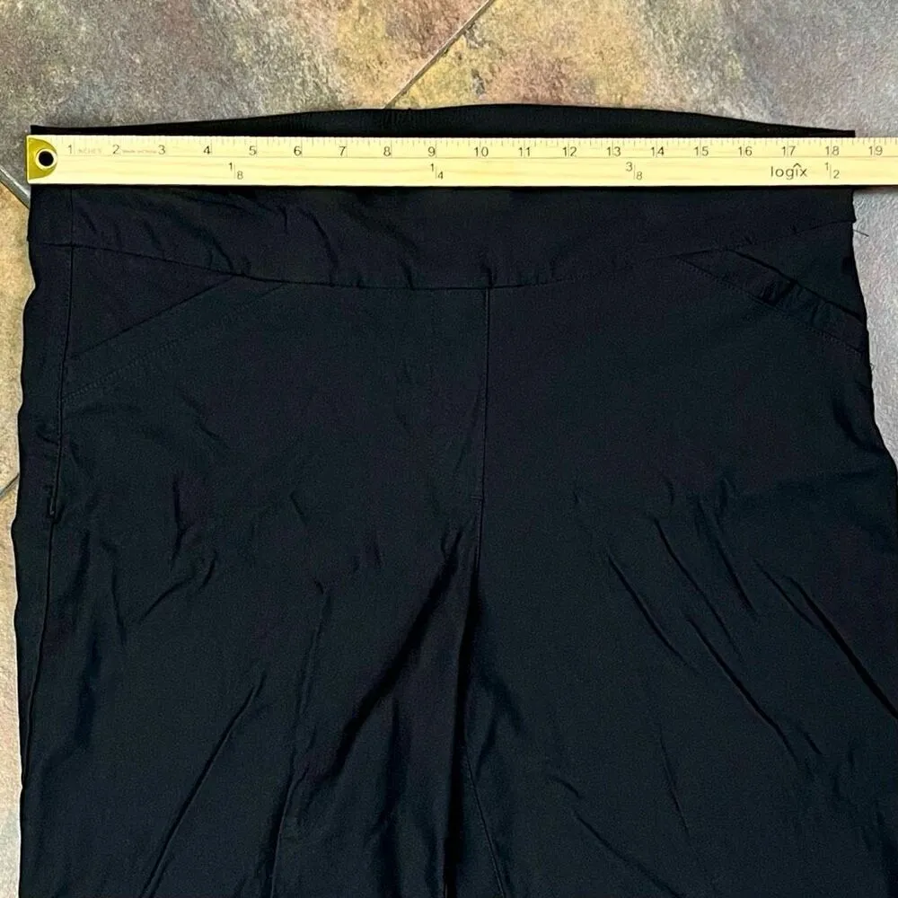 Kim Rogers Petite Black Pull-on Capri Pants 16P - Image 2