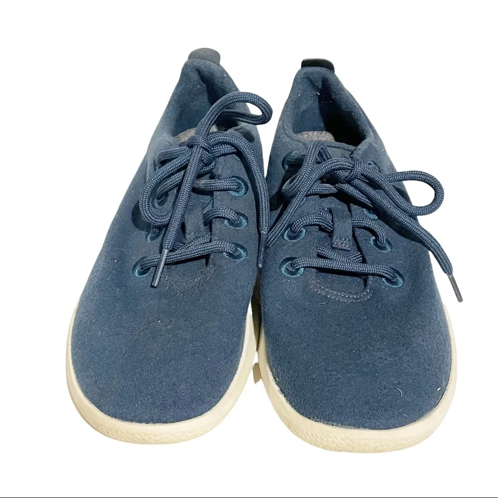 Allbirds Womens Size 9 Blue Wool Runner Athletic Sneaker - Image 2