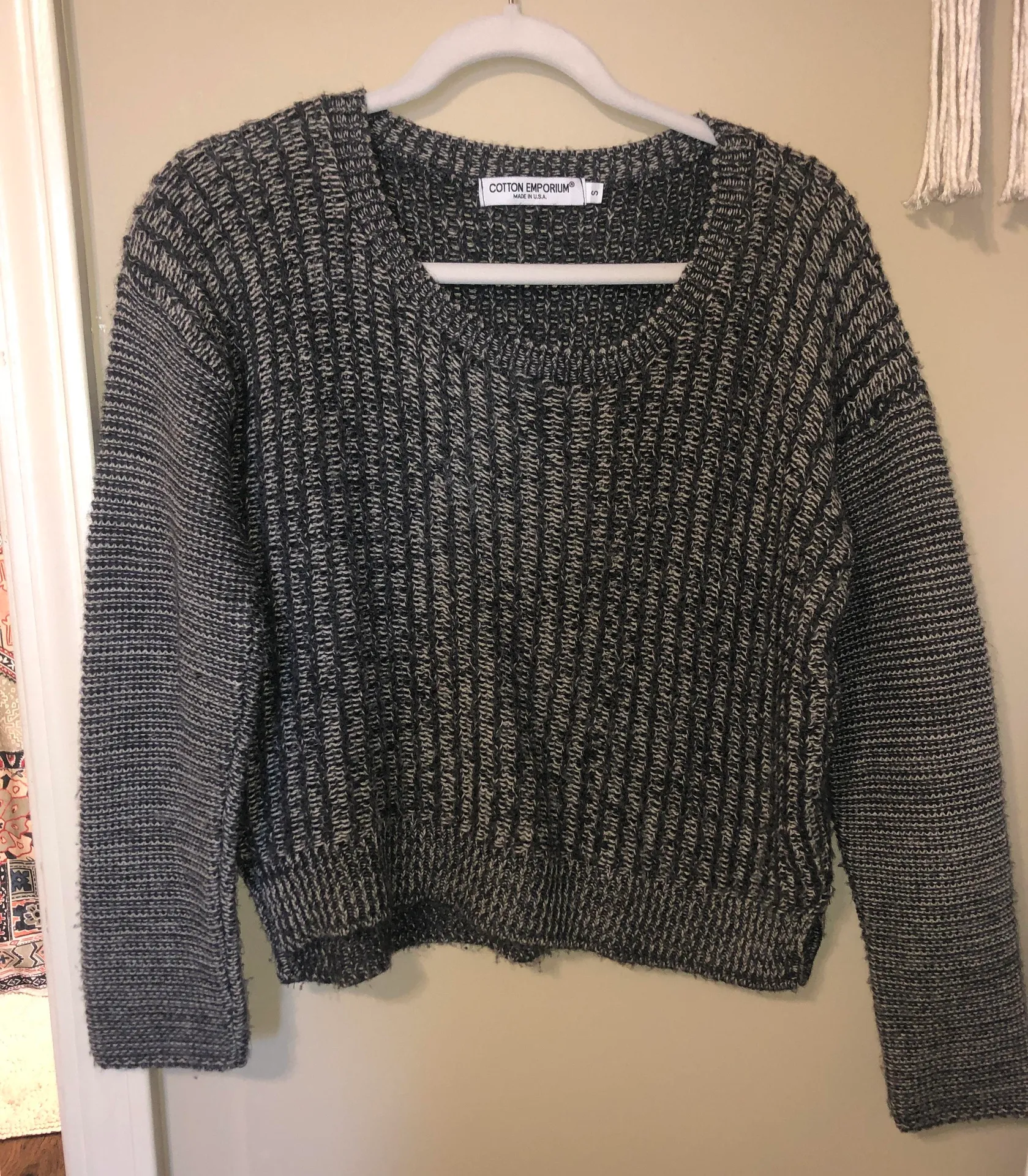 Gray Knit Sweater - Image 3