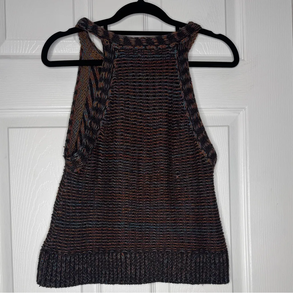 SILENCE + NOISE UO Multi-colored Knit Sweater Tank Size S - Image 4