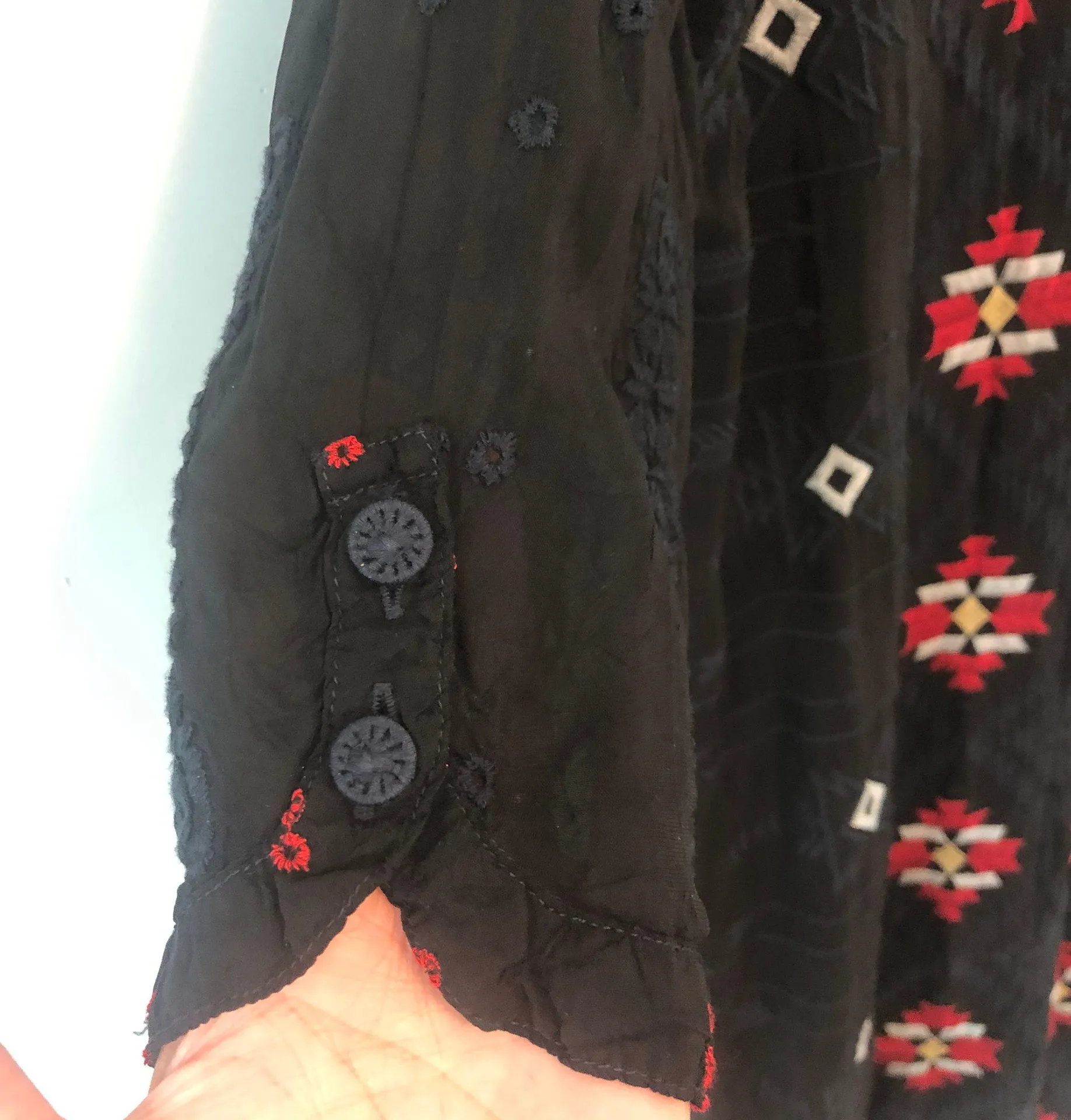 Pocca Embroidered Tunic Dress - Image 8