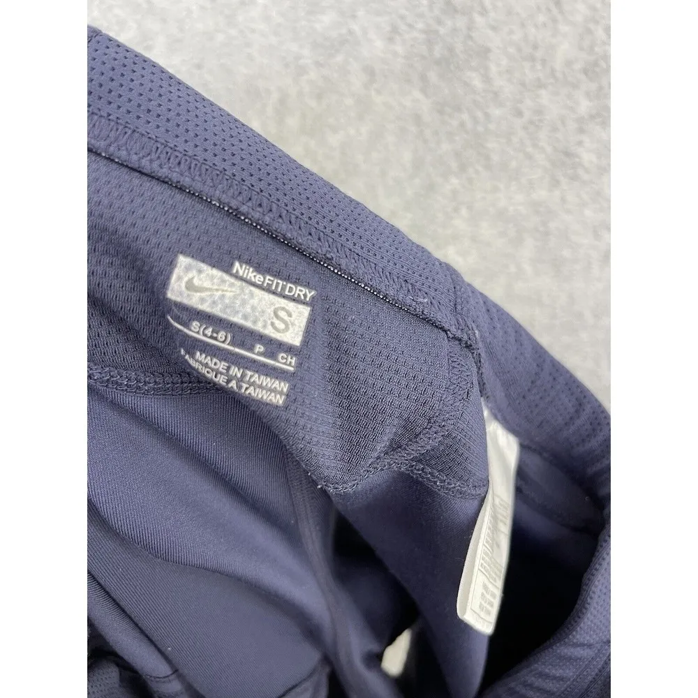 Nike Women's Shorts Fit Dry Navy Blue Pull On Size Small Drawstring - Image 4