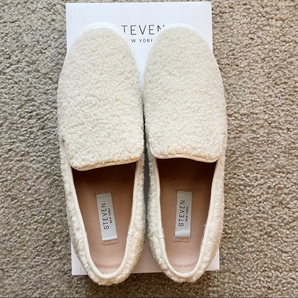Steven by Steve Madden Kimbel Faux Shearling Sherpa Slip-On Sneaker - Image 6