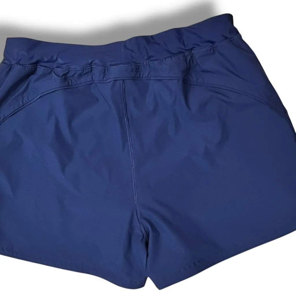 Navy Blue Quick Dry Swim Shorts Draw String, 3 Pockets, Size XL? Black - Image 2