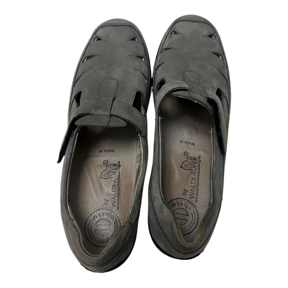 Pro Aktiv by Waldlaufer Hungry Camel Nubuck Leather Loafers Size US 8 Width H Gray - Image 7