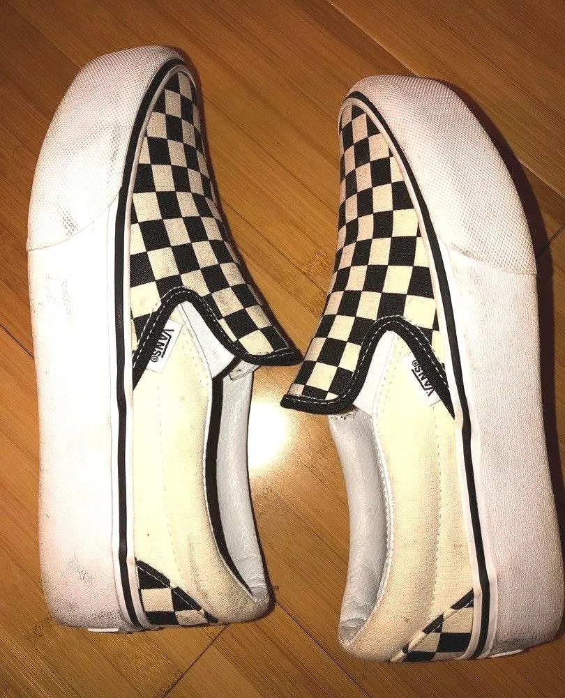 Vans Platform Black And White Checkered - Image 5