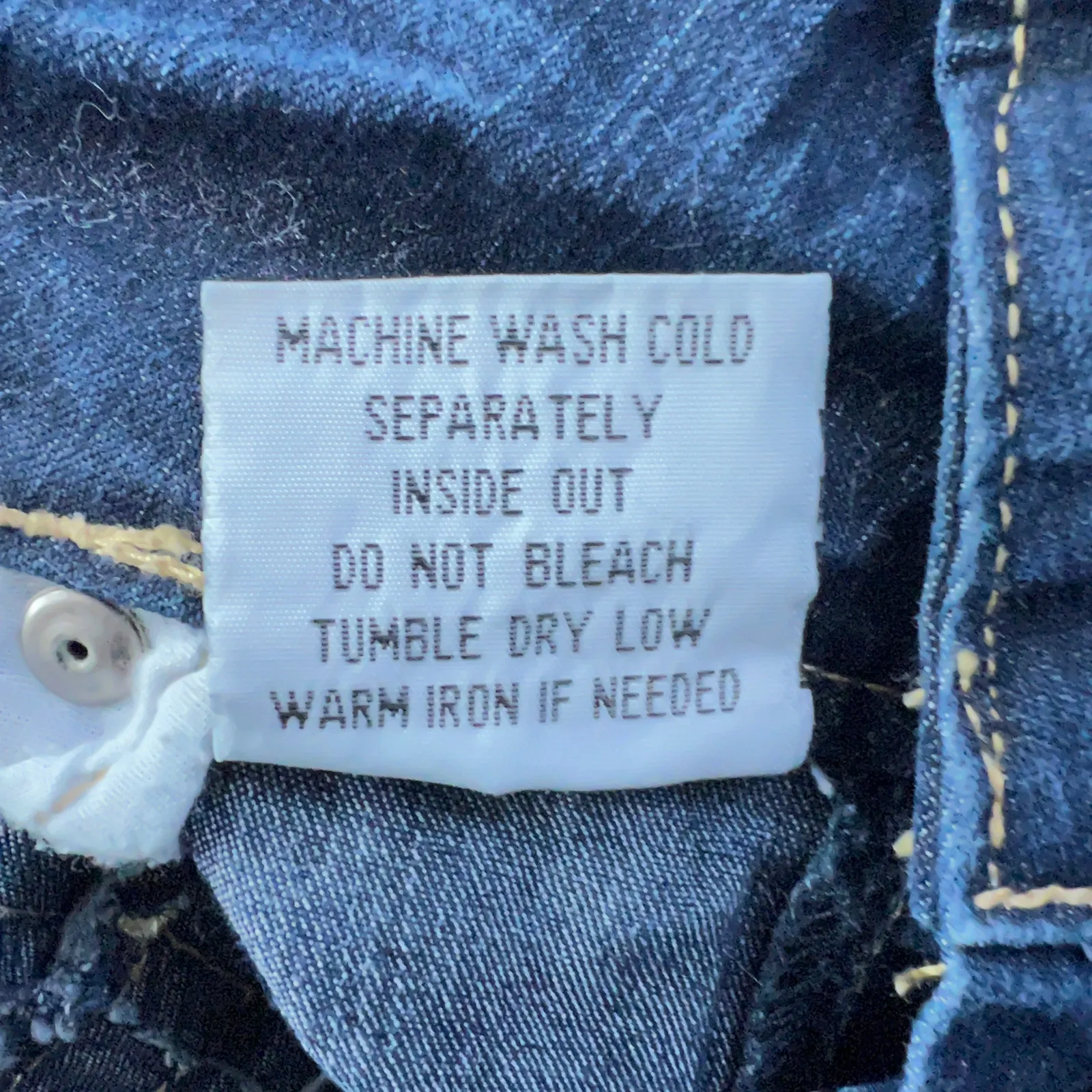 Anchor Blue Y2K Denim Mini Skirt Low Rise Size 7 - Image 5