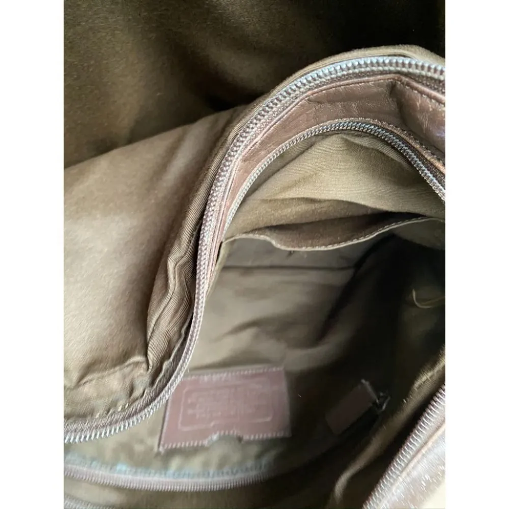 COACH Vintage Leather Brief Case Customized - Image 2