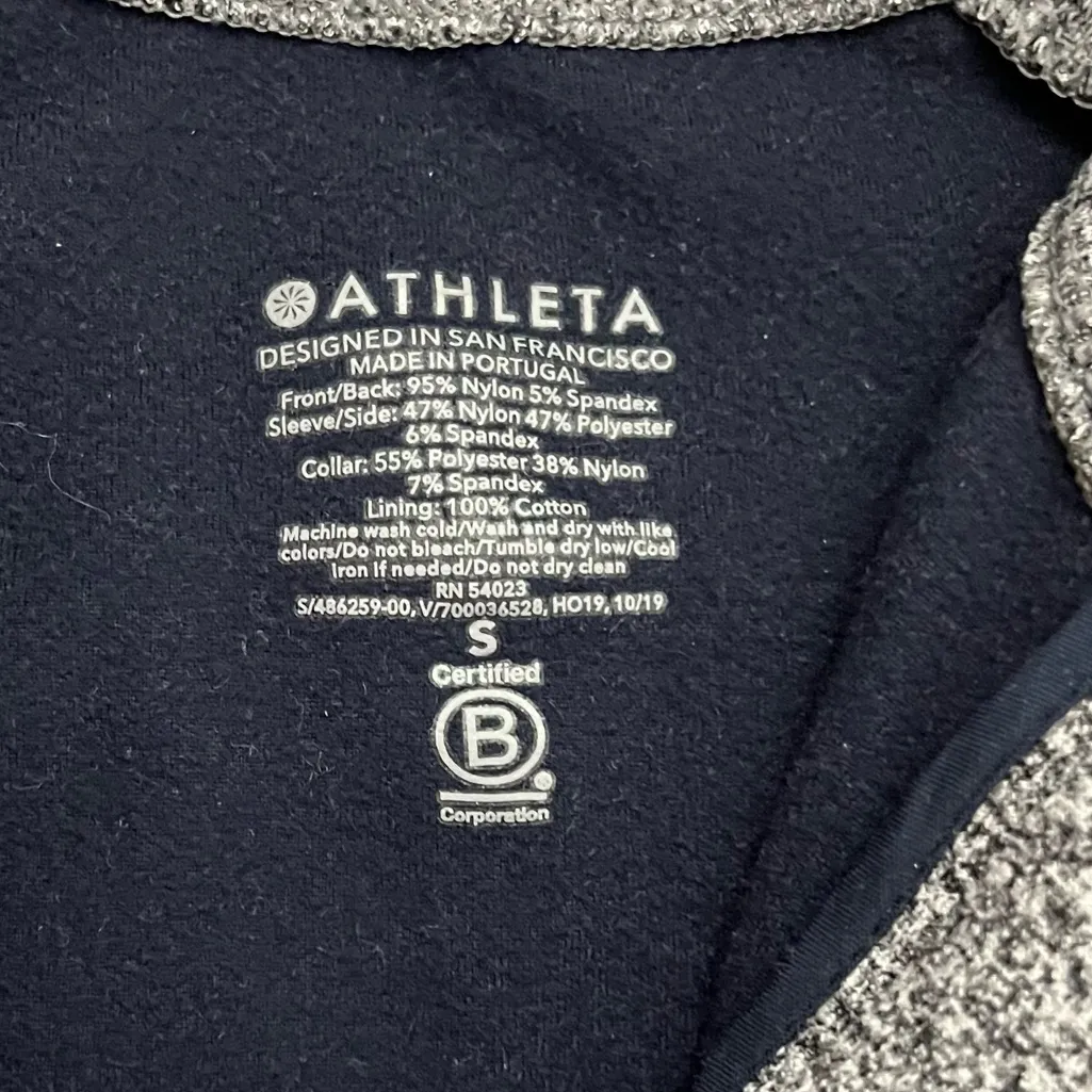 Athleta Navy and gray zip up jacket - Image 5