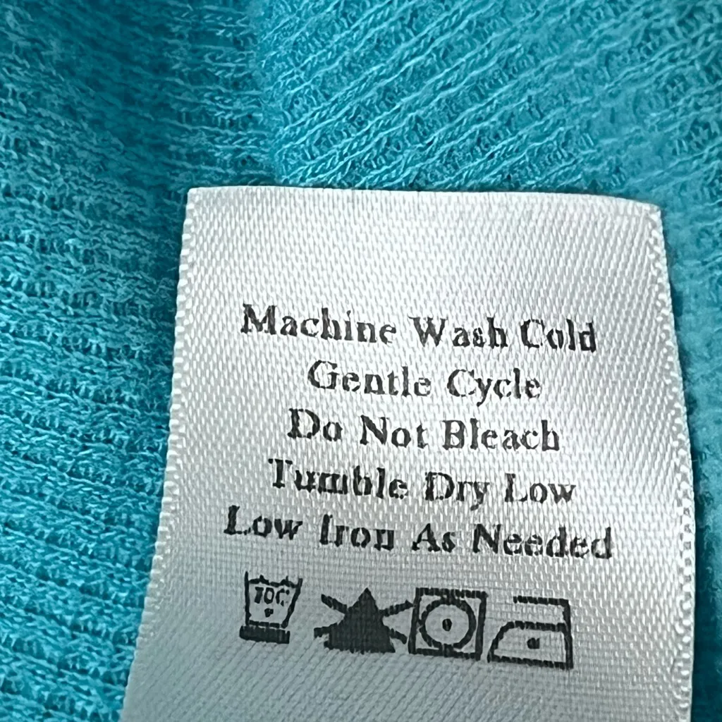 Fresh Produce XS Vibrant Blue Cotton Hoodie Pullover Lightweight Beach Travel ML - Image 7