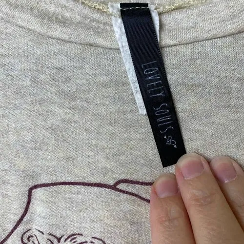 Lovely Souls Santa Claus Christmas Holiday Crewneck Top Tan - Image 2