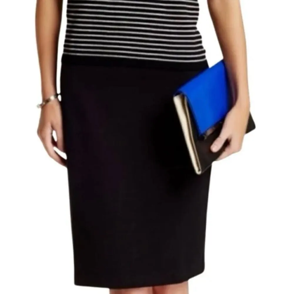 Philosophy black ponte stretch pencil skirt M - Image 10