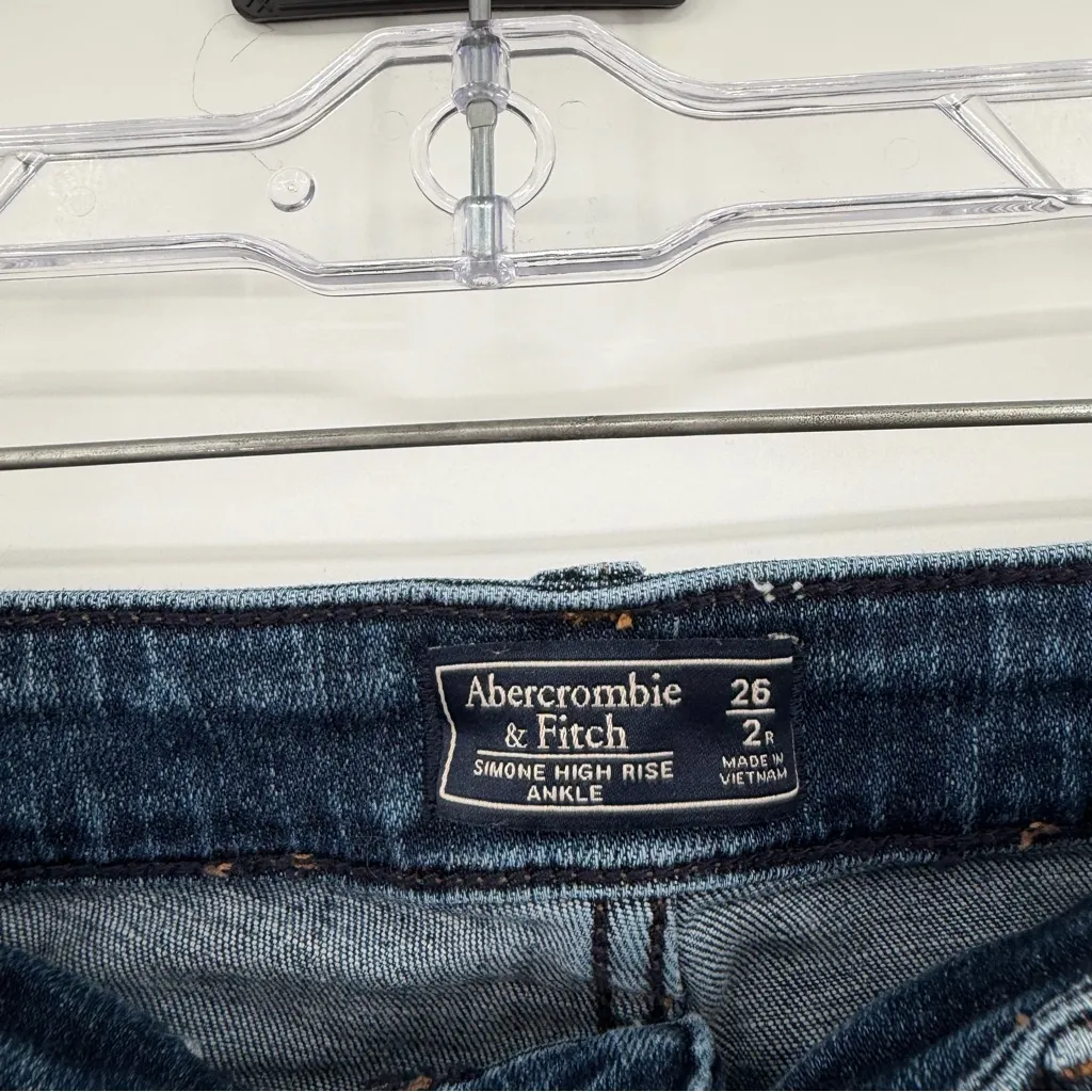Abercrombie & fitch Simone high rise skinny ankle jeans 26 - Image 3