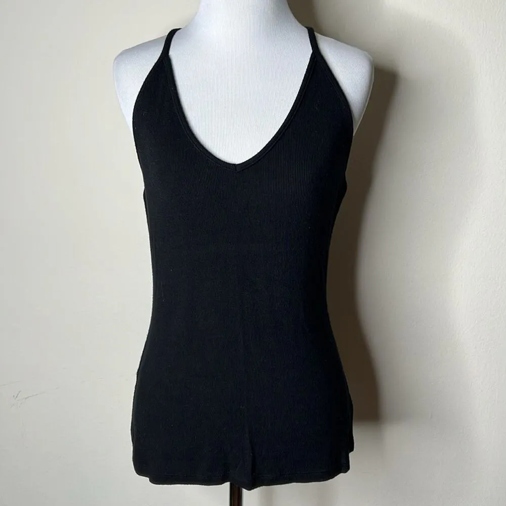 Amour Vert Jada Dream Black Rib Tank - Image 2