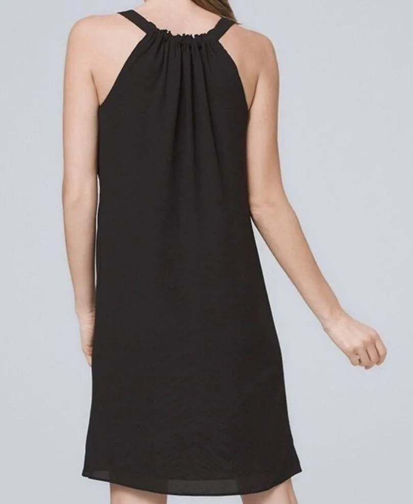 NWT White House Black Market Ultimate Reversible Geo/Solid Shift Dress - Image 4