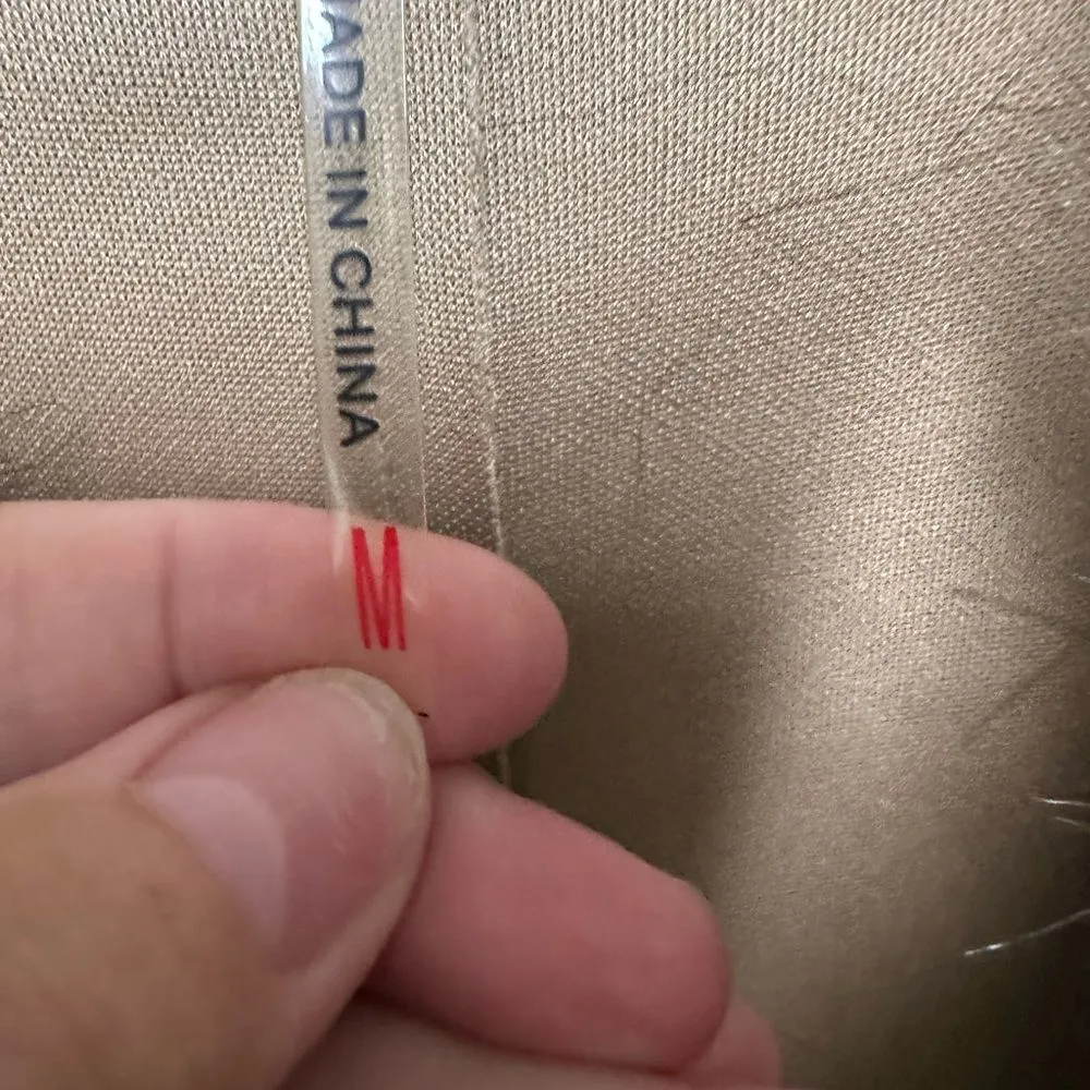 Rosette sleeveless faux fur faux suede Vest Brown Size M - Image 4