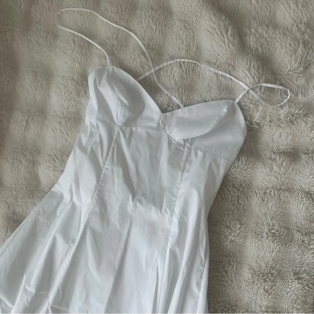 Khy White Dress Size 8 - Image 6