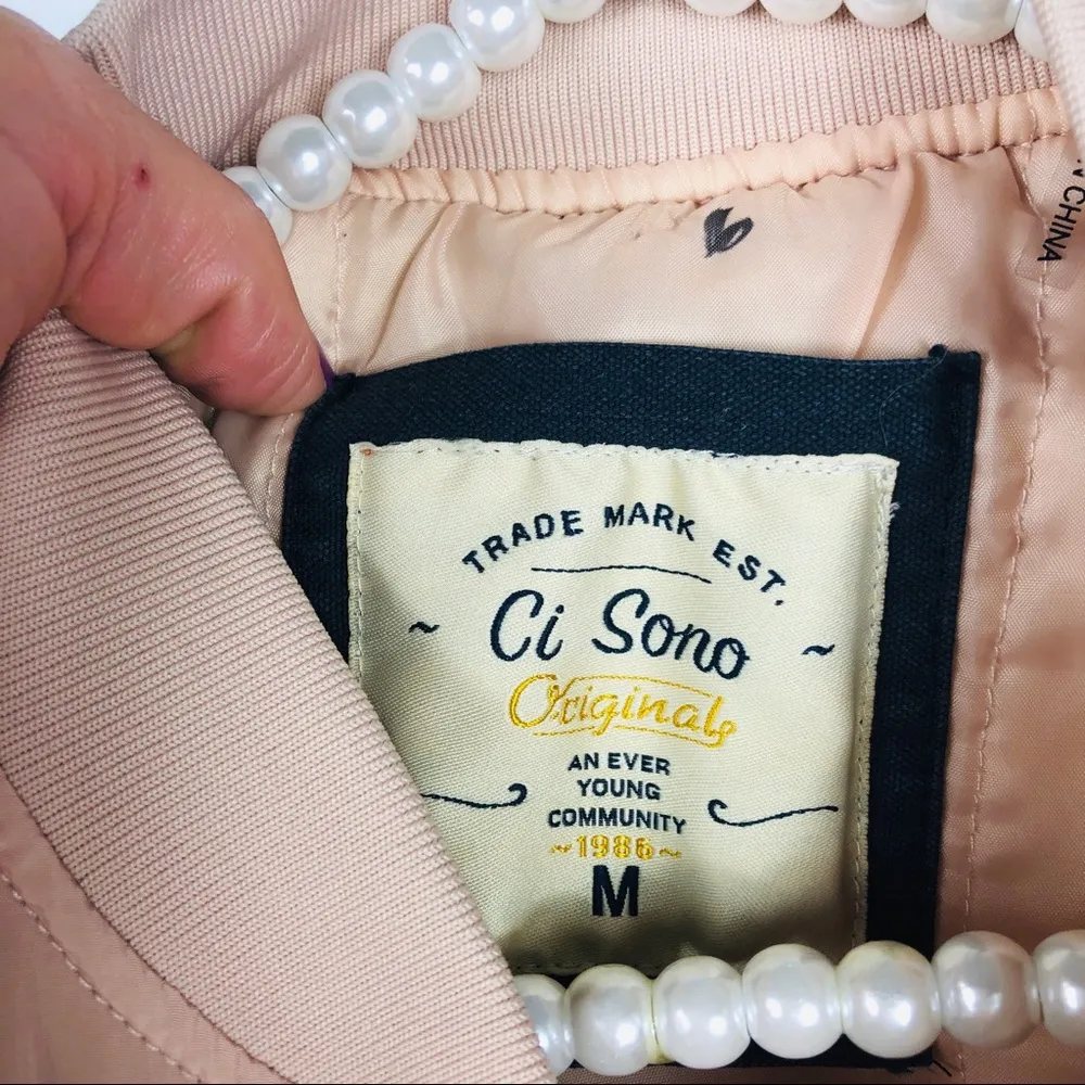 CO SONO ORIGINAL | Light Pink Zipper Jacket - Image 7