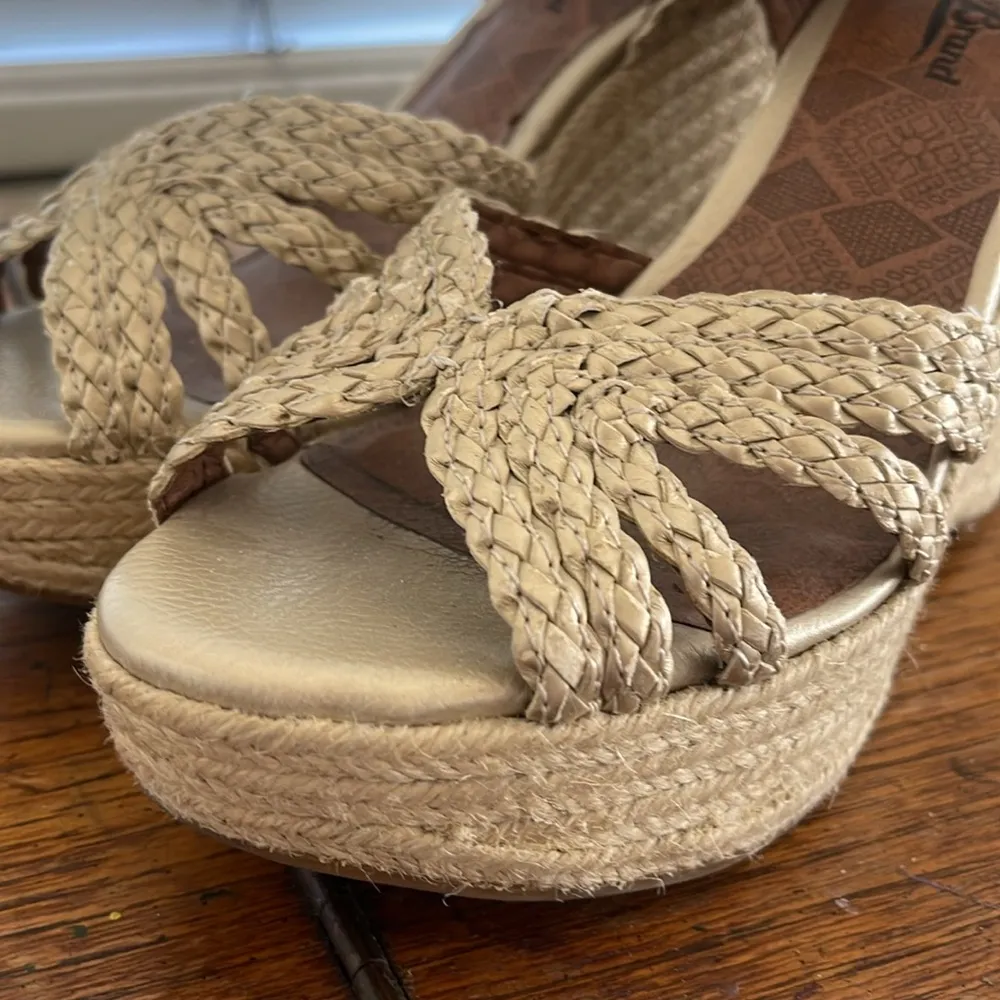 Lucky Brand Lainey Braided Jute Wedge Sandal size 7 - Image 5