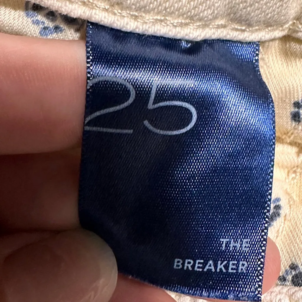 Pilcro Anthropologie The Breaker Pants Cream Boho Retro Barrel Leg 25 (28x26) - Image 8