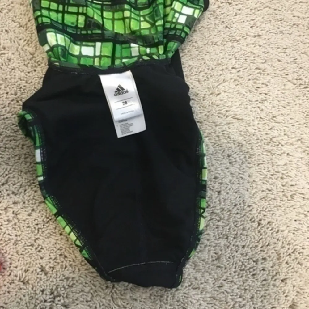 Adidas Swimsuit Stained Glass Vortex Back size 28 - Image 15