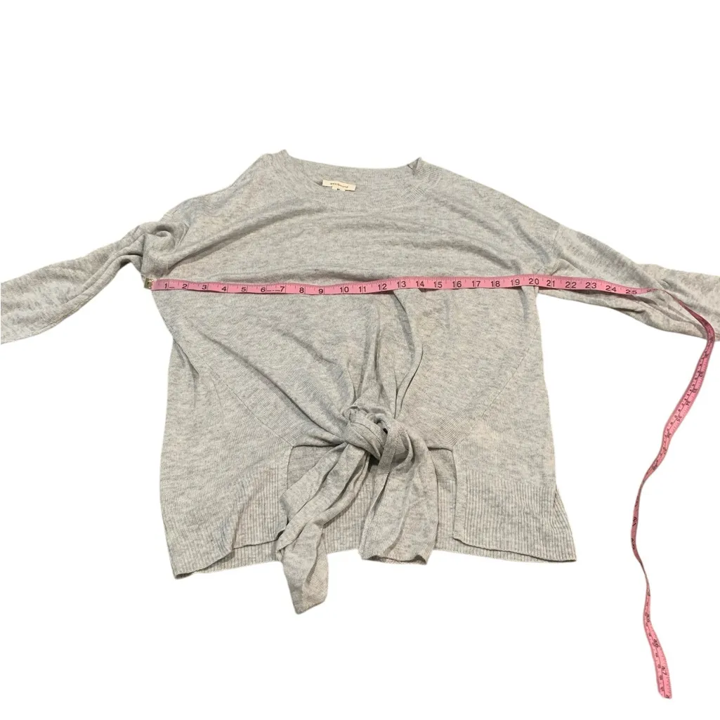 Westbound 3/$15  grey knotted front sweater - Image 3