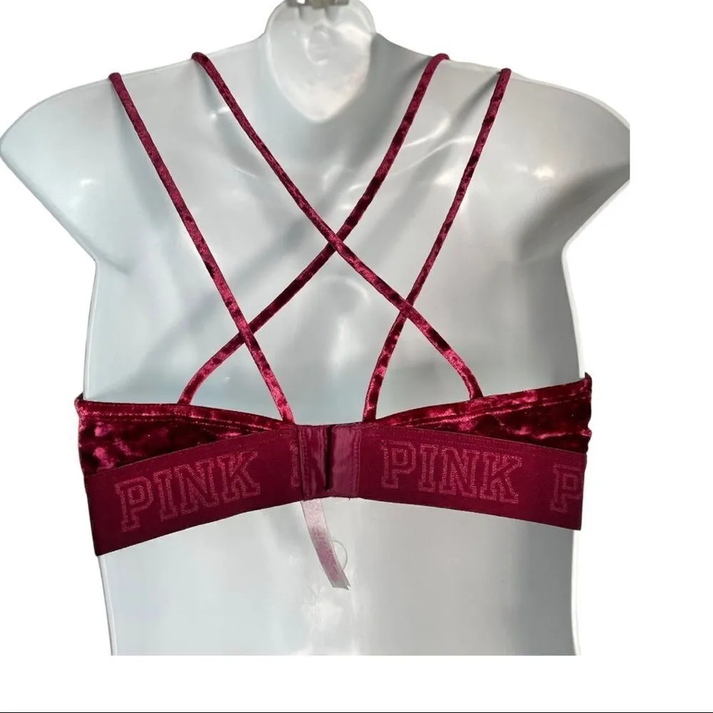 Victoria Secrets Pink Unlined Sans Doublure Medium - Image 3