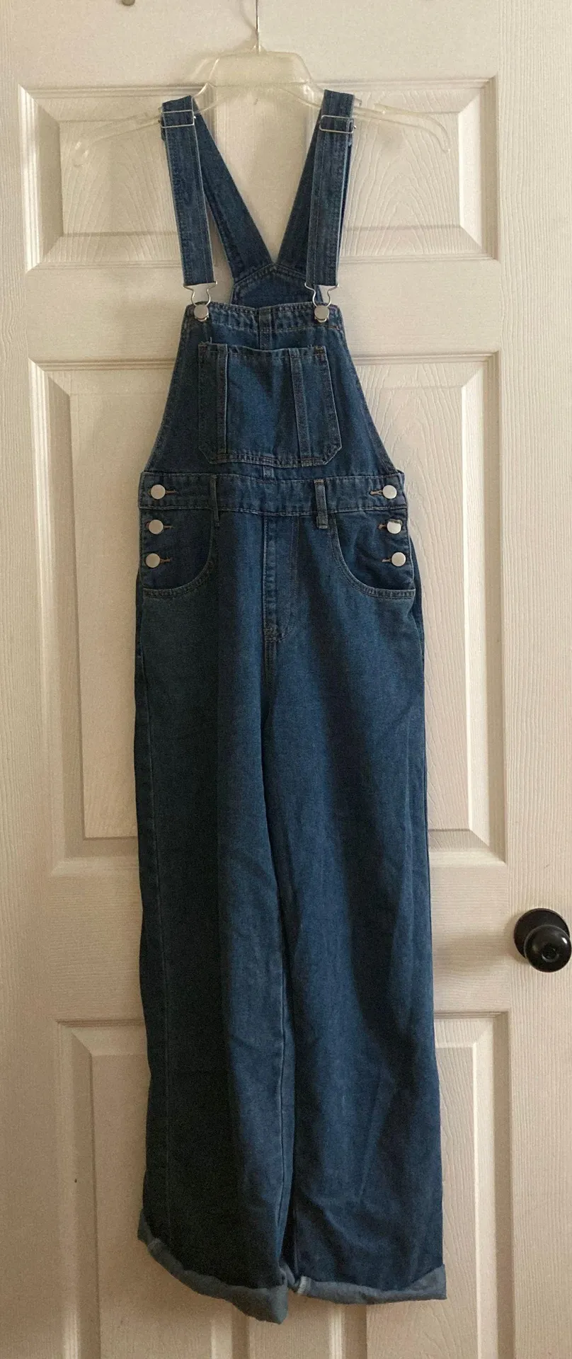Blue Denim Overalls Size XS - Image 2