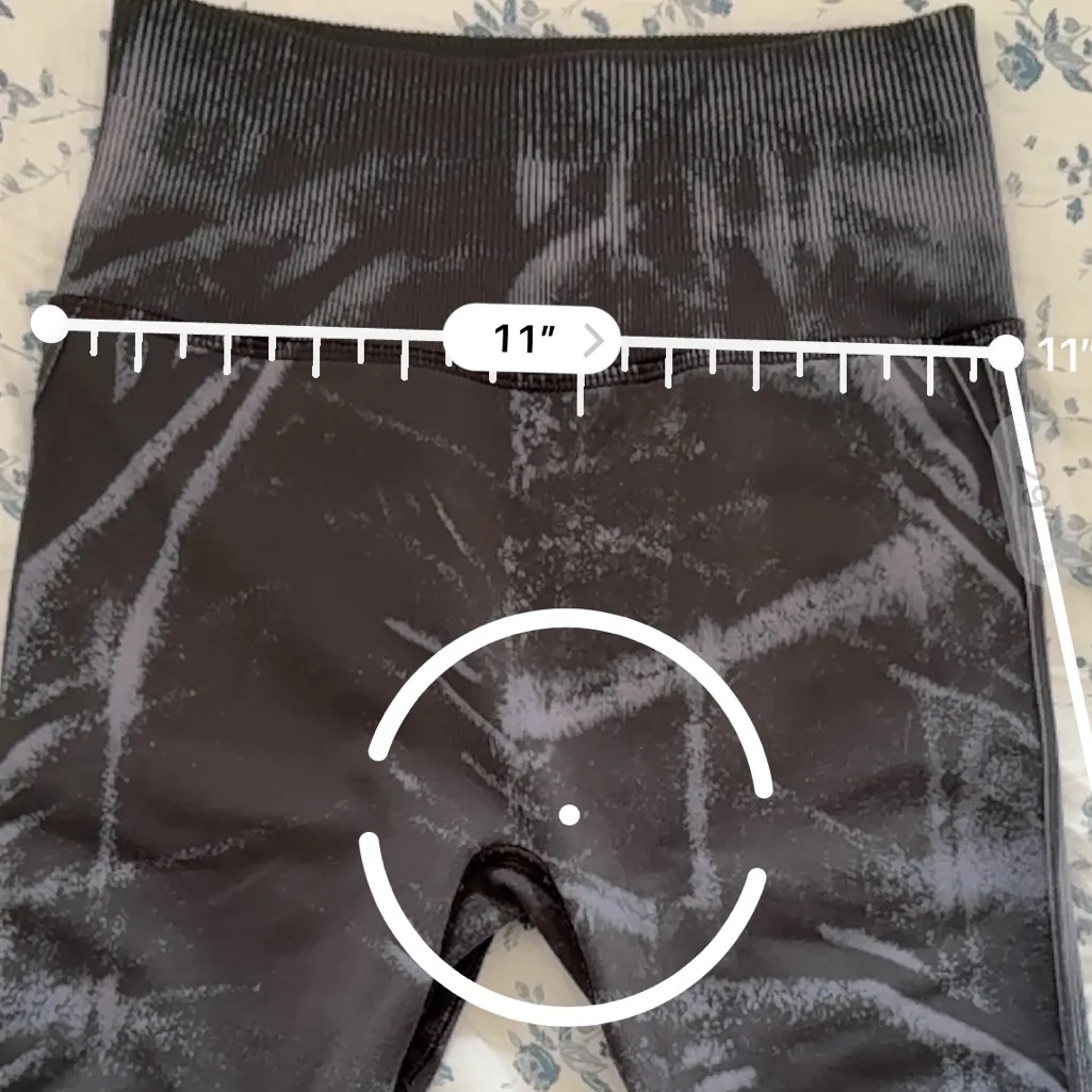 Lululemon Ebb to Street High-Rise Tight Grey and Black Stone Wash Leggings - Image 9