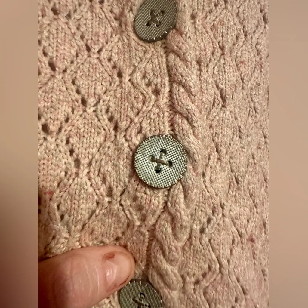 Anthropologie / MOTH | Pointelle Stitch Cardigan, size M - Image 3