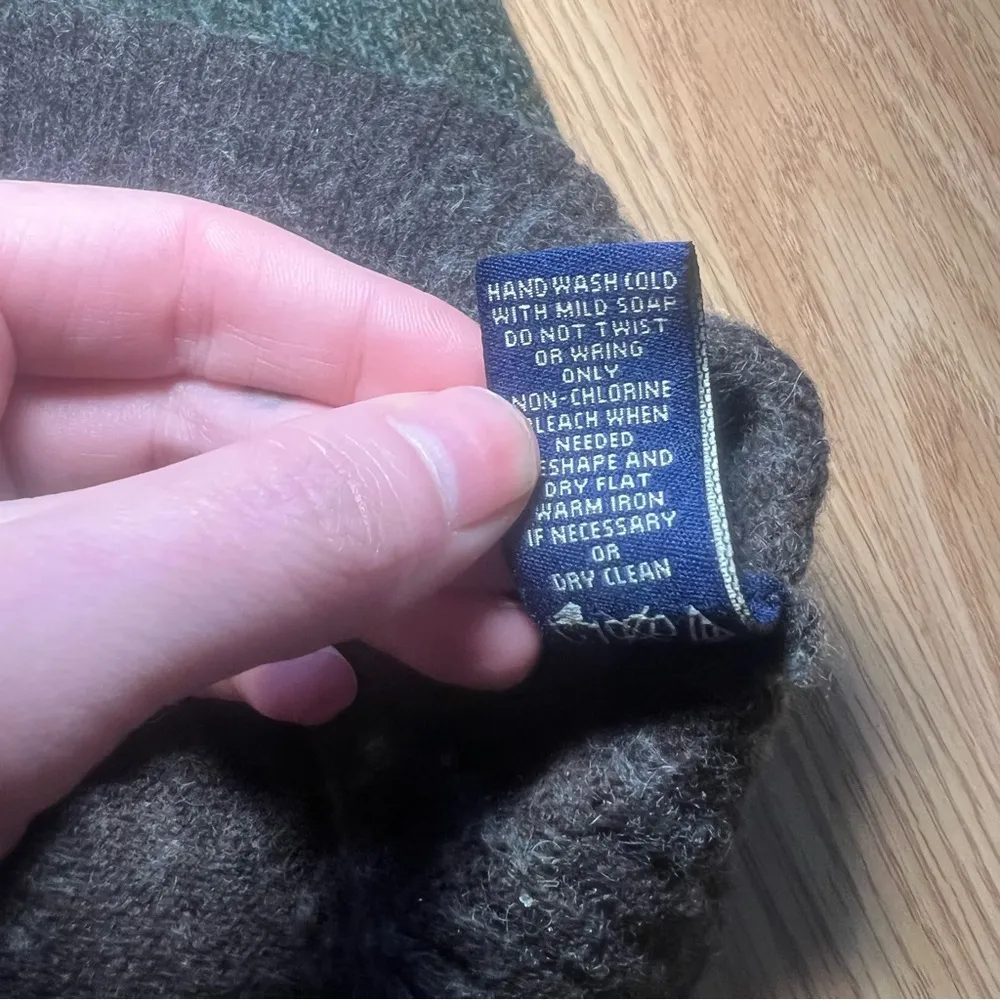 Vintage American Eagle Womens Striped Wool  Laine Blend Sweater Size XS Slim Fit - Image 7