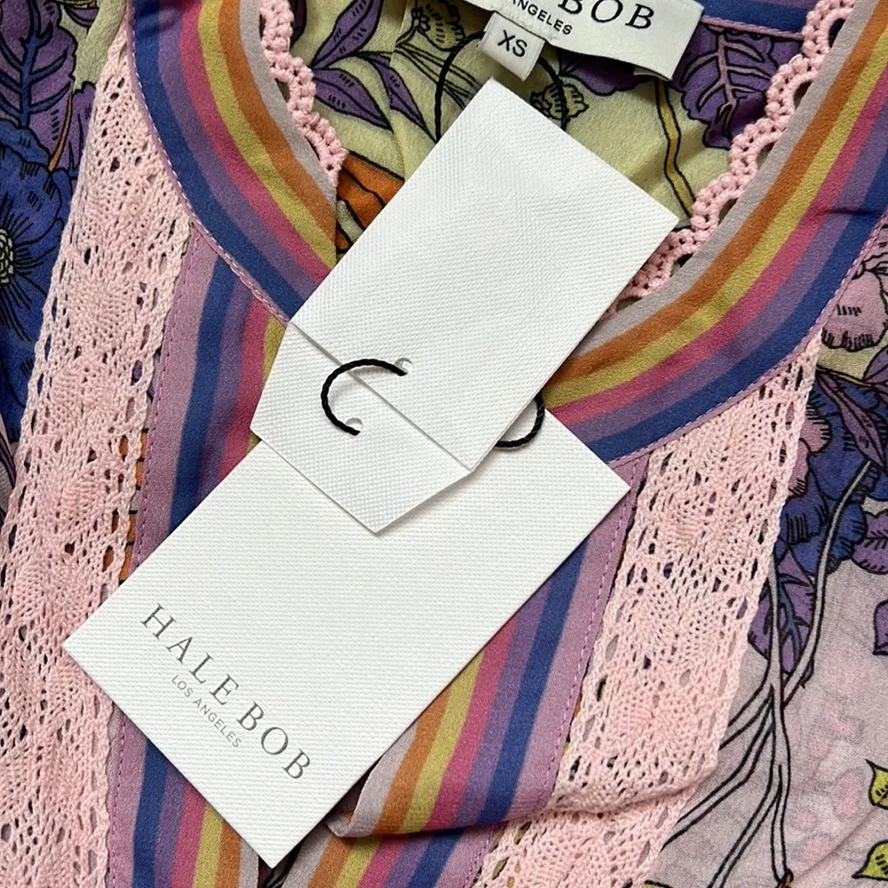 Hale Bob Floral Button Down Dress - Image 4