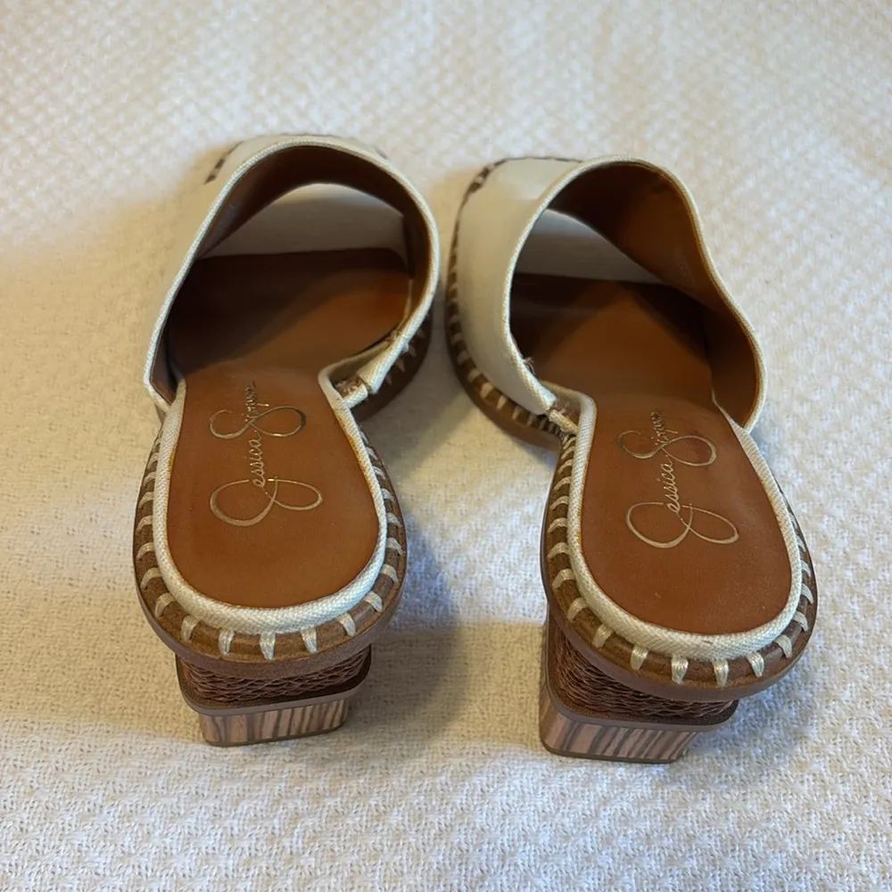 Jessica Simpson Lendrila Sandal Natural size 9.5‎ NEW - Image 5