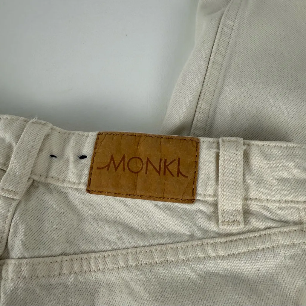Monki Off-White Straight Jeans - Image 5