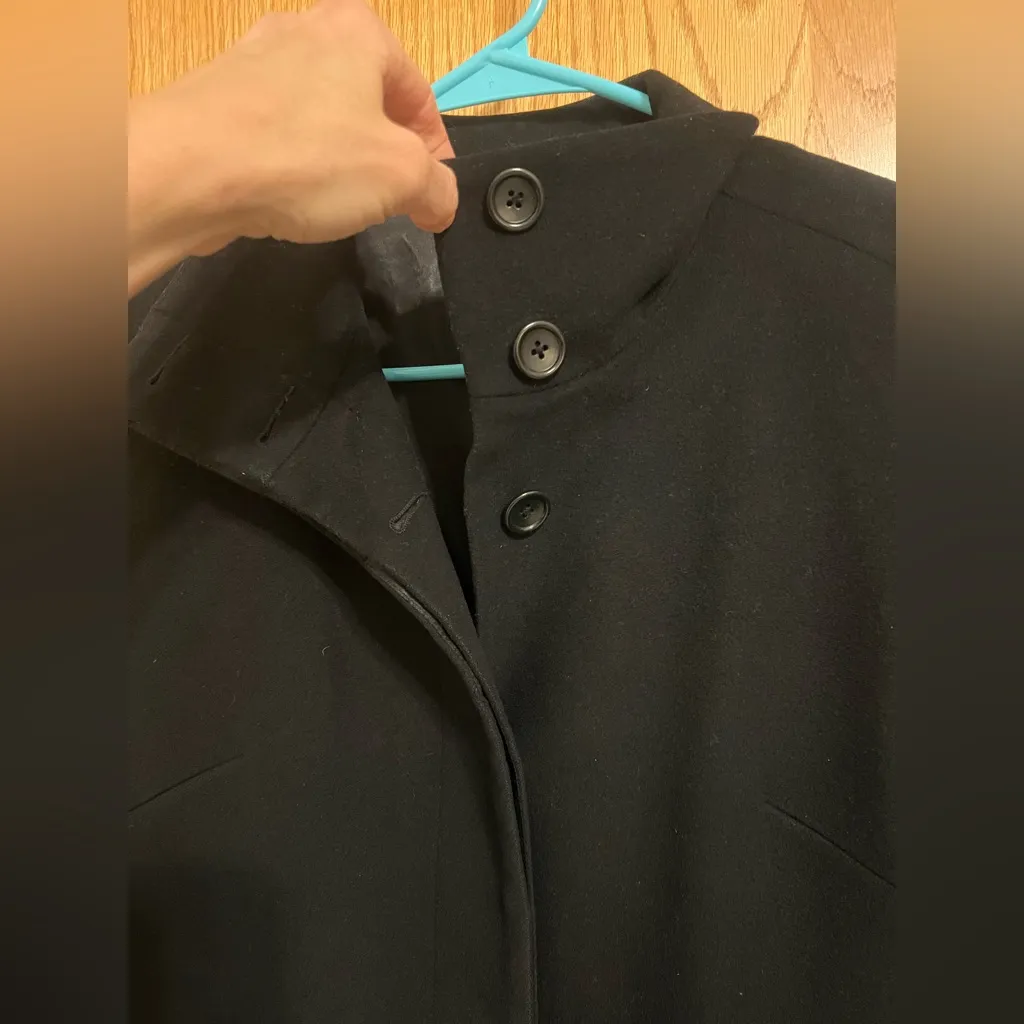 Banana republic wool and cashmere coat size small - Image 3