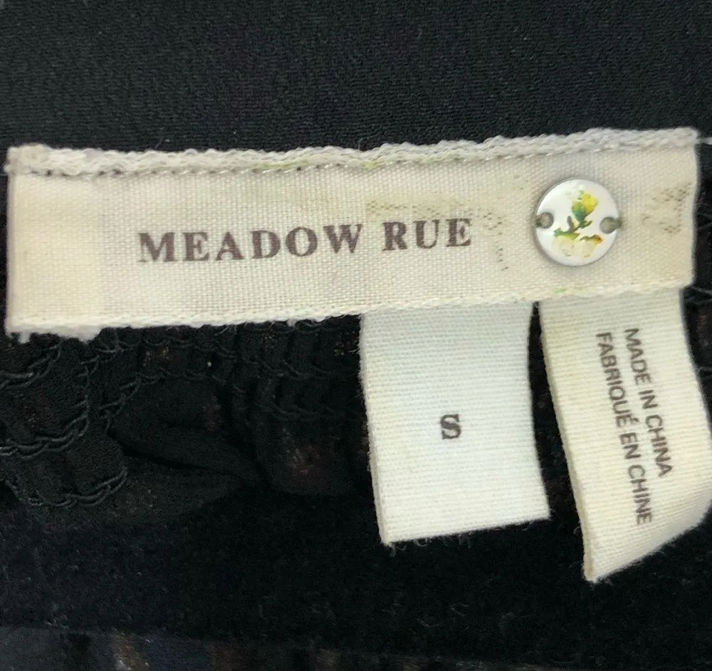 𝅺Meadow Rue Anthropologie printed boho Mayra  peasant blouse - Image 5