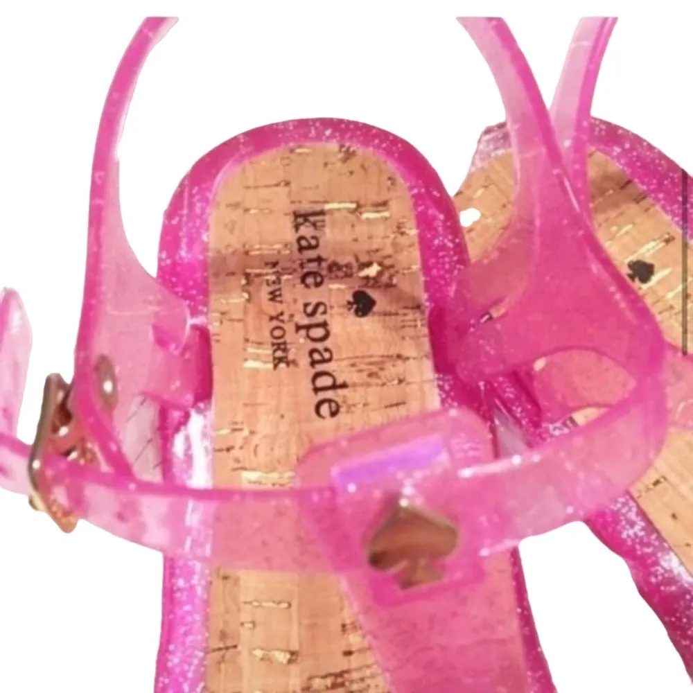 NEW Kate Spade Yari glitter jelly sandals - Image 2