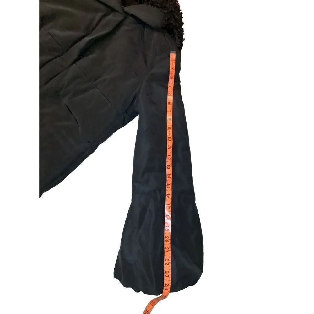 Simply Vera Vera Wang Puffer Quilted Faux Fur Winter Coat Jacket Designer - Image 8