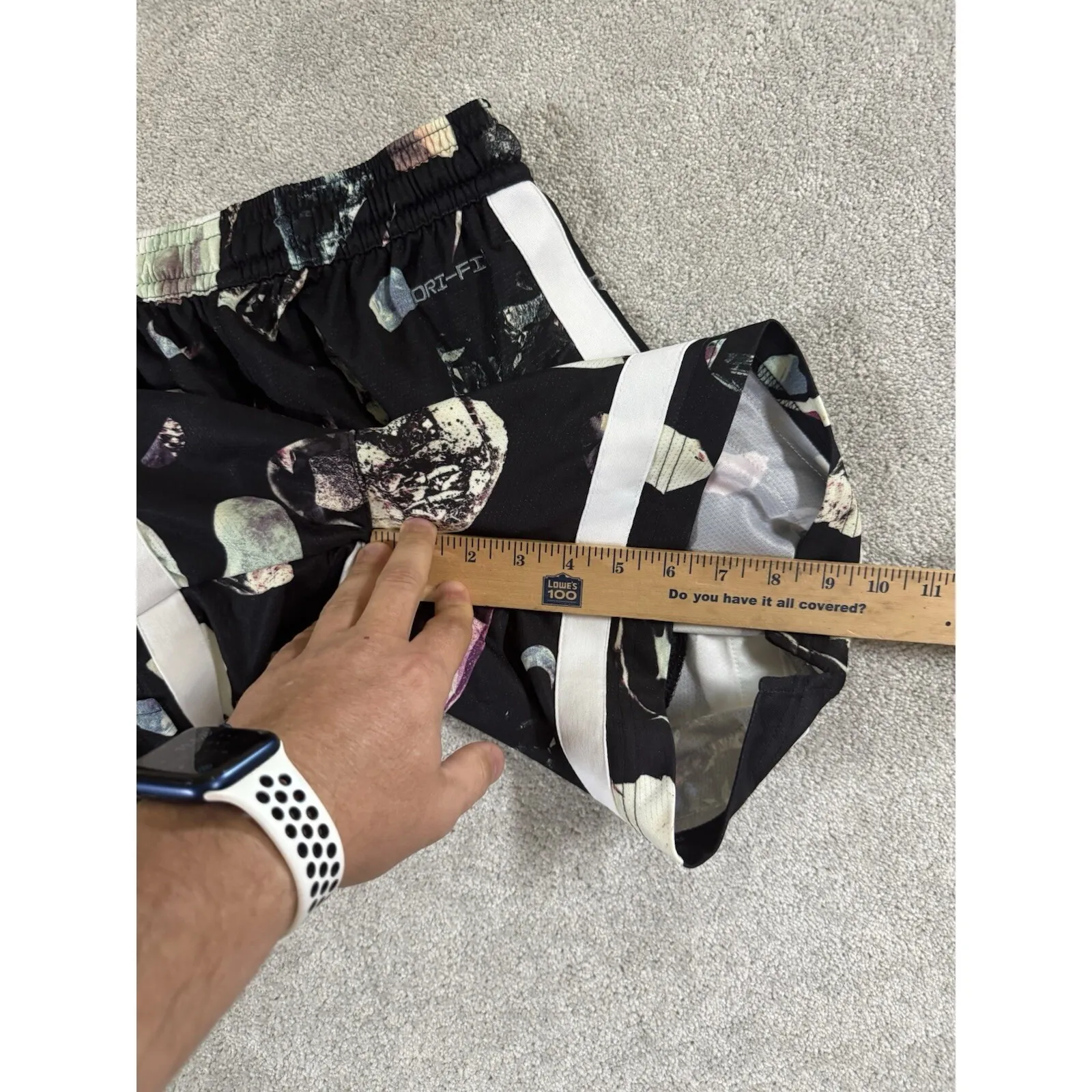 Nike NSW Women's Fly Crossover Printed Basketball Shorts‎ Size X-Small Flawless - Image 10