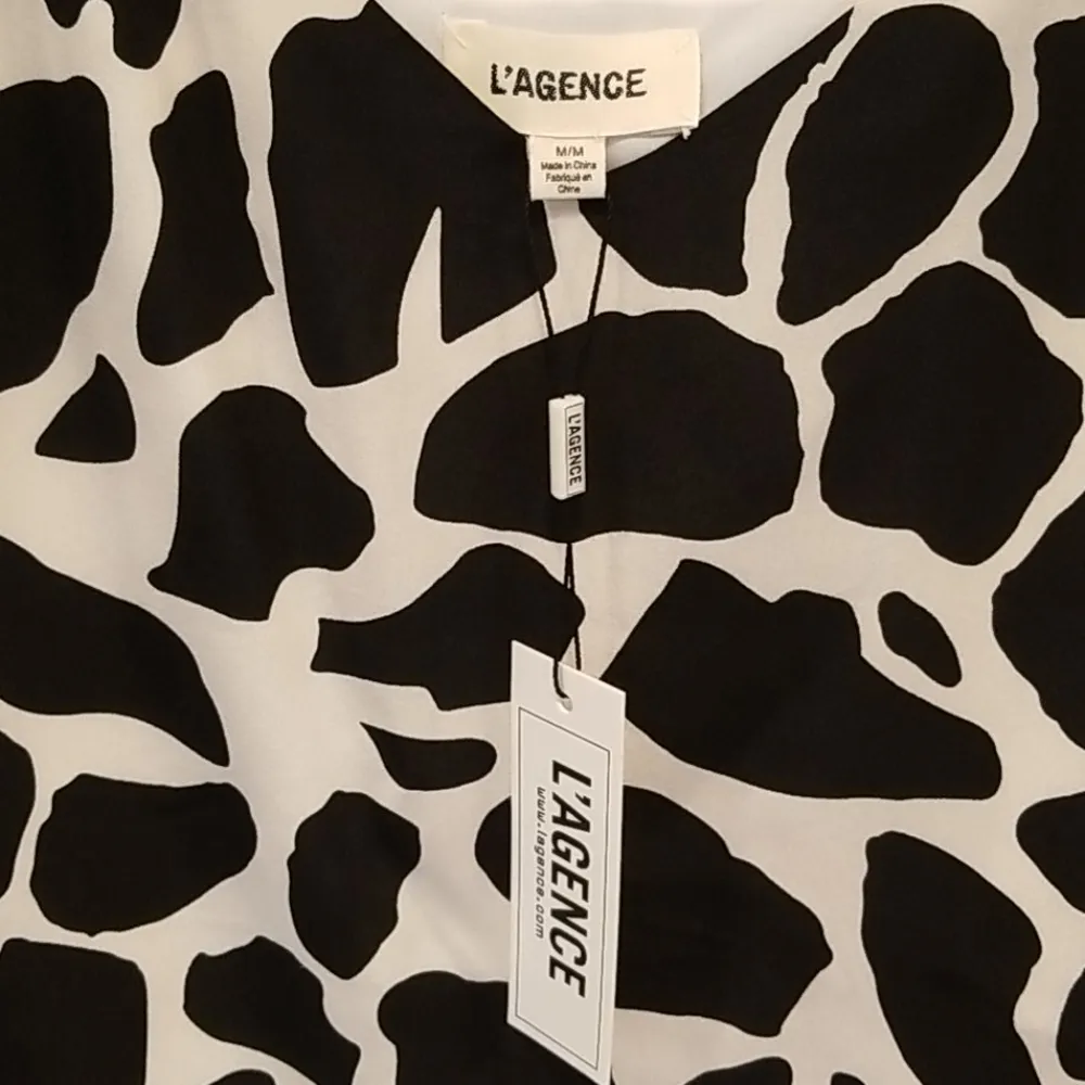 L'Agence 💕💕 Jane Animal Print Silk Camisole Silk - Image 13