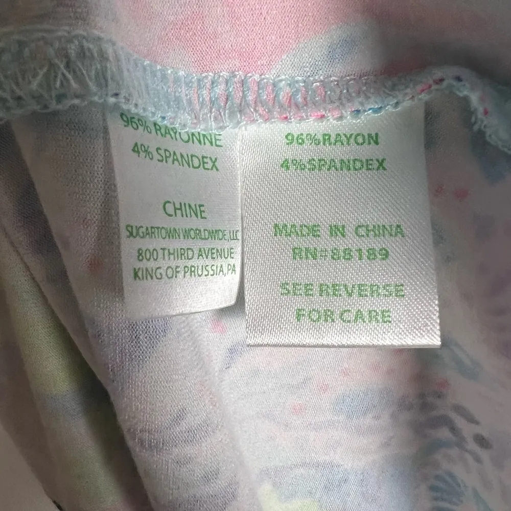 Lilly Pulitzer Alessa Sink Or Swim Printed V-Neck Romper Size XS - Image 11