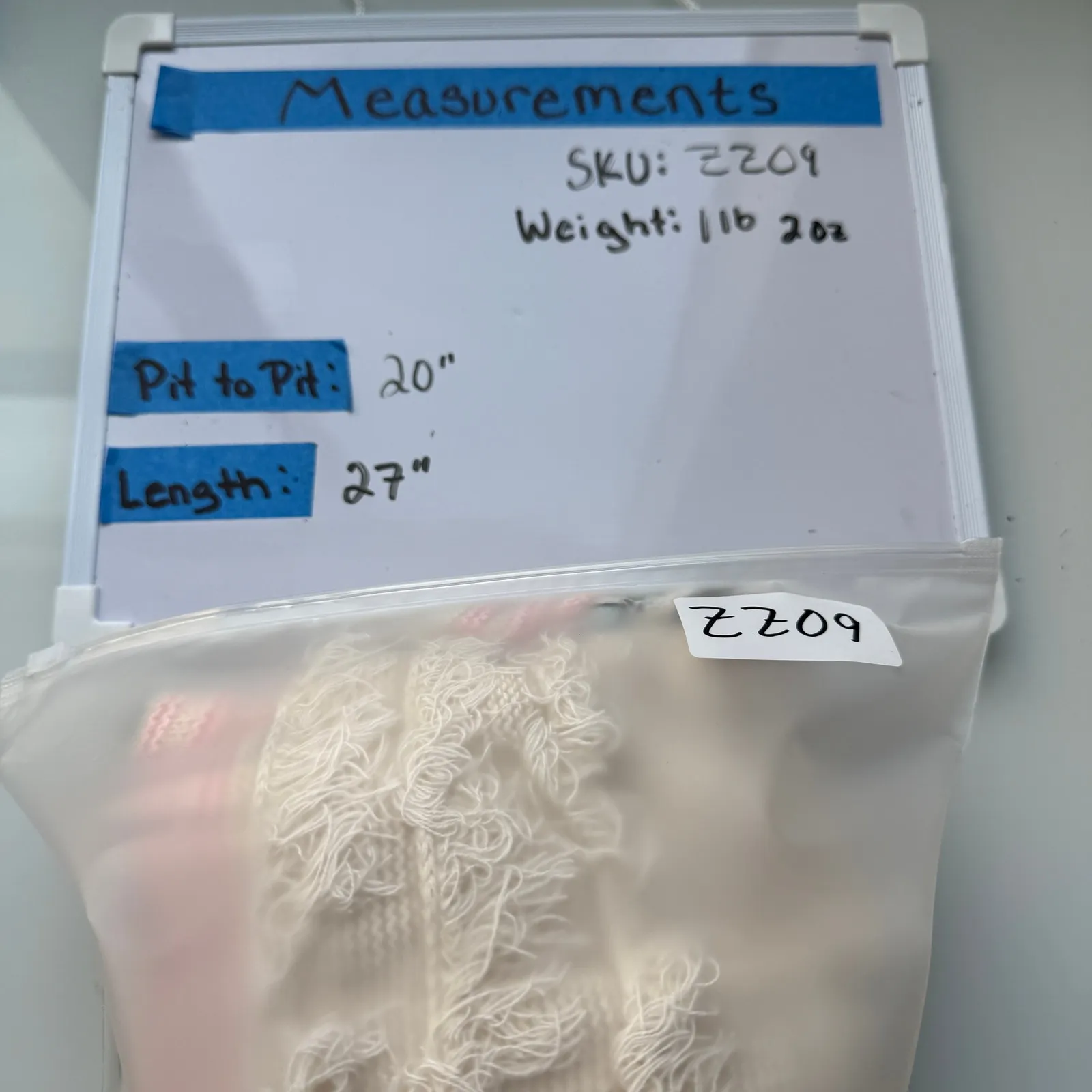 LOFT Women's XL Cream Fringe Striped‎ Knit Sweater Long Sleeve - Image 9