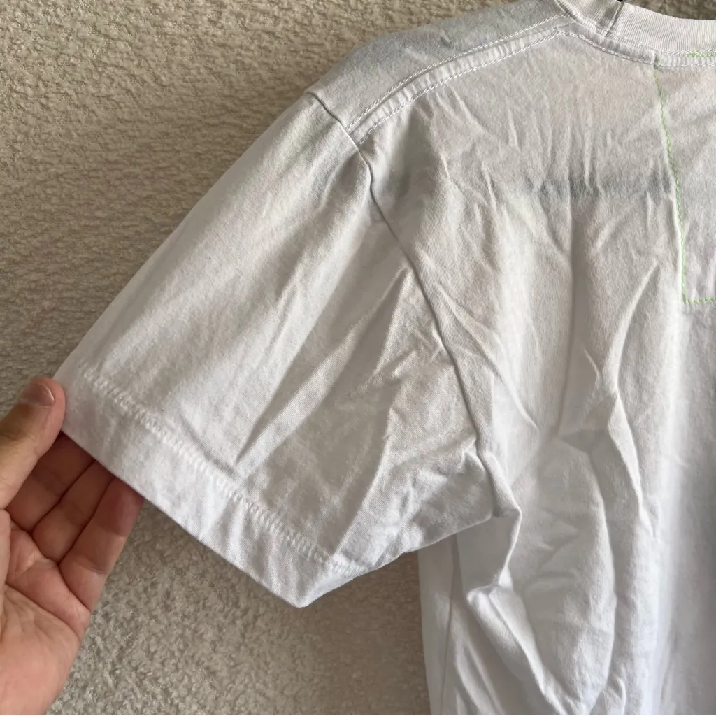 Aviator Nation Women’s White Soft Gold Lightning Bolt‎ T Shirt Size XS - Image 9