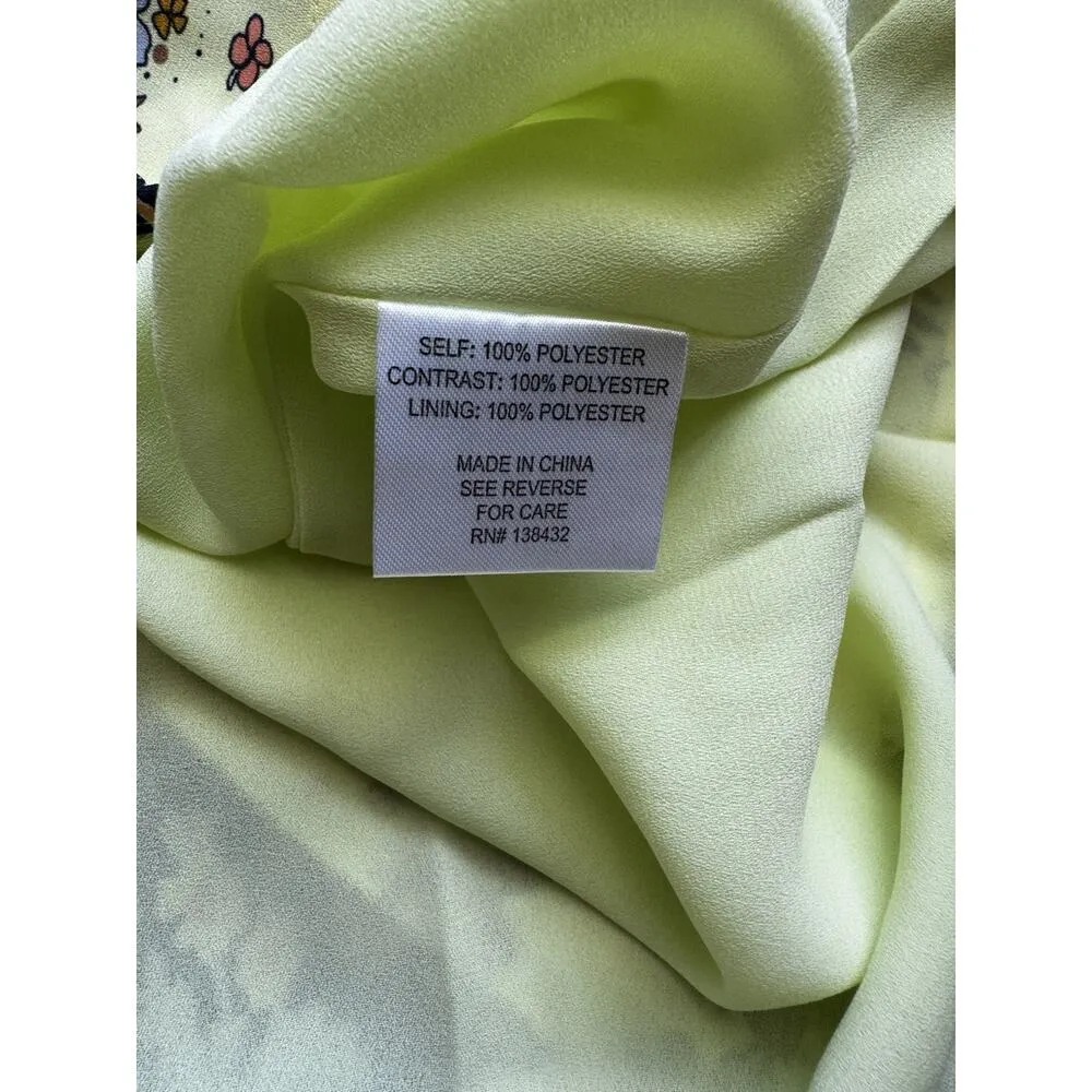 NWT ModCloth Unique Persona Midi Dress Yellow Floral Fairy Cottage Boho Size 4 - Image 9