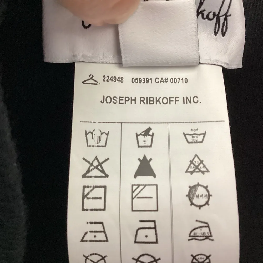 Joseph Ribkoff Black Wide Leg Pants Style 224948 Size Medium - Image 12