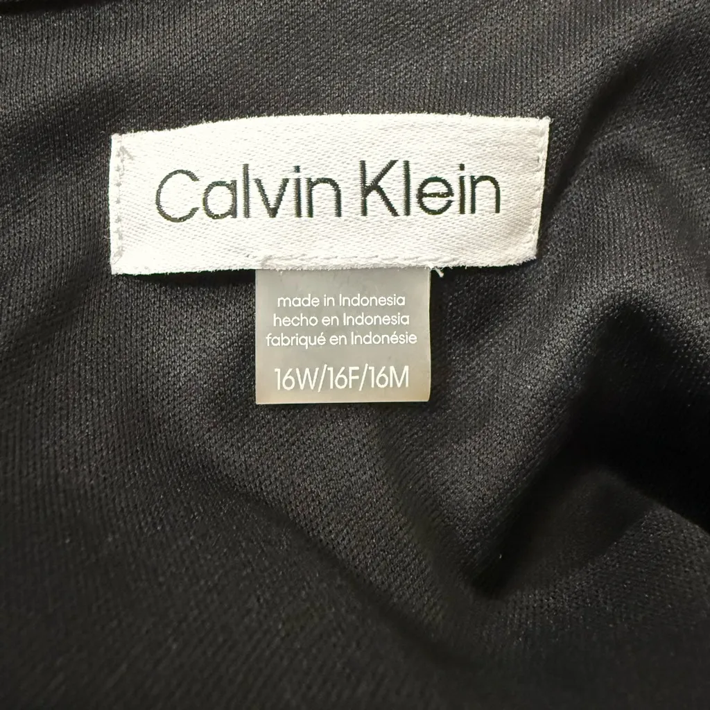 Women's Calvin Klein Floral Print Dress, Size 16 - Image 9